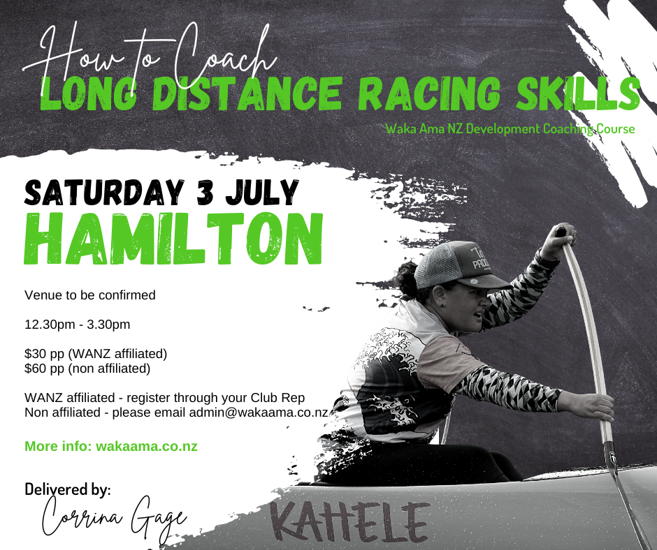 Enter now! Development Coaching - How to Coach Long Distance Racing Skills (Hamilton)